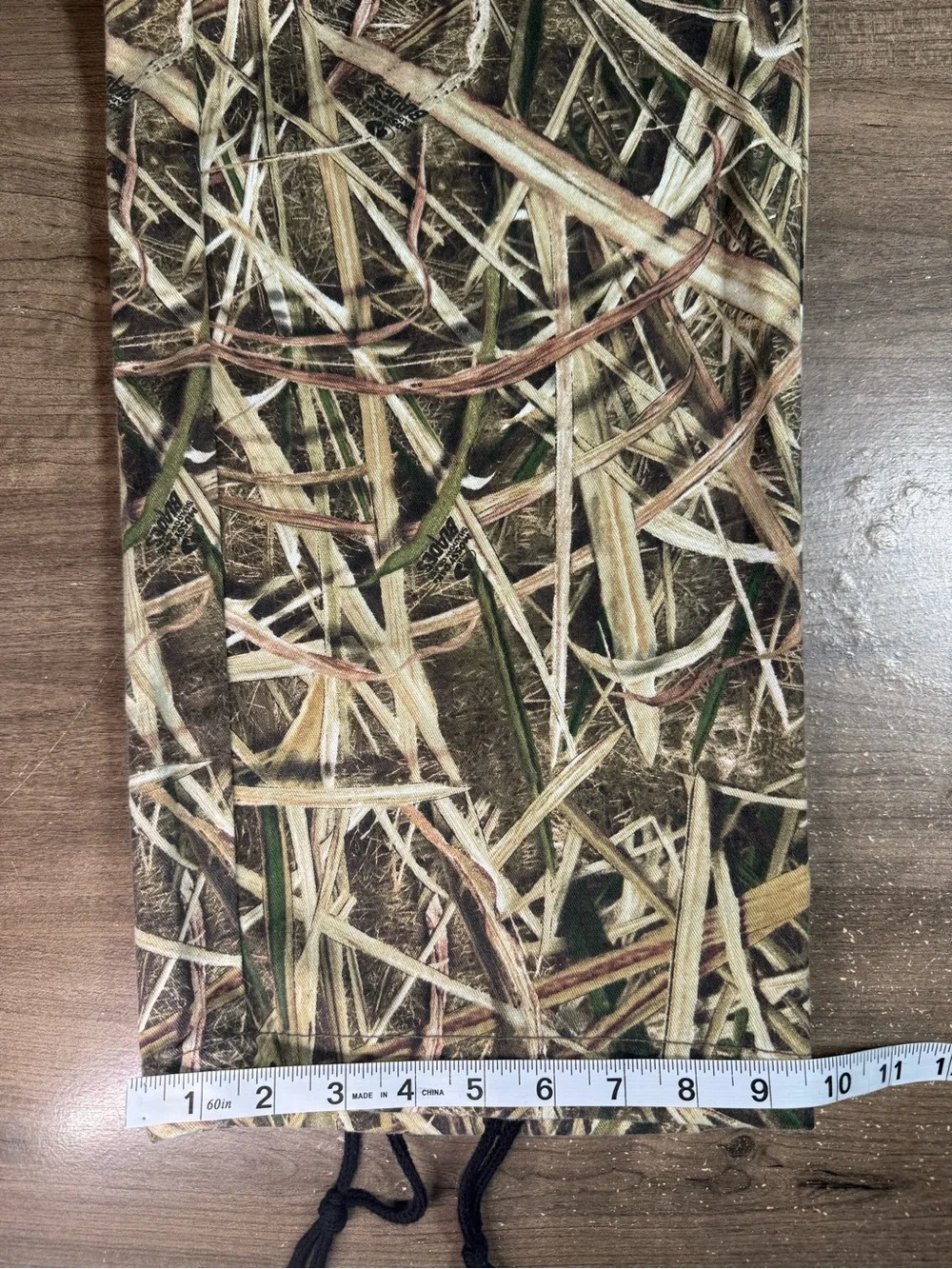 Mossy Oak Shadow Grass Blades Camo Cargo Hunting Pants Men 36-38 L Drawstring